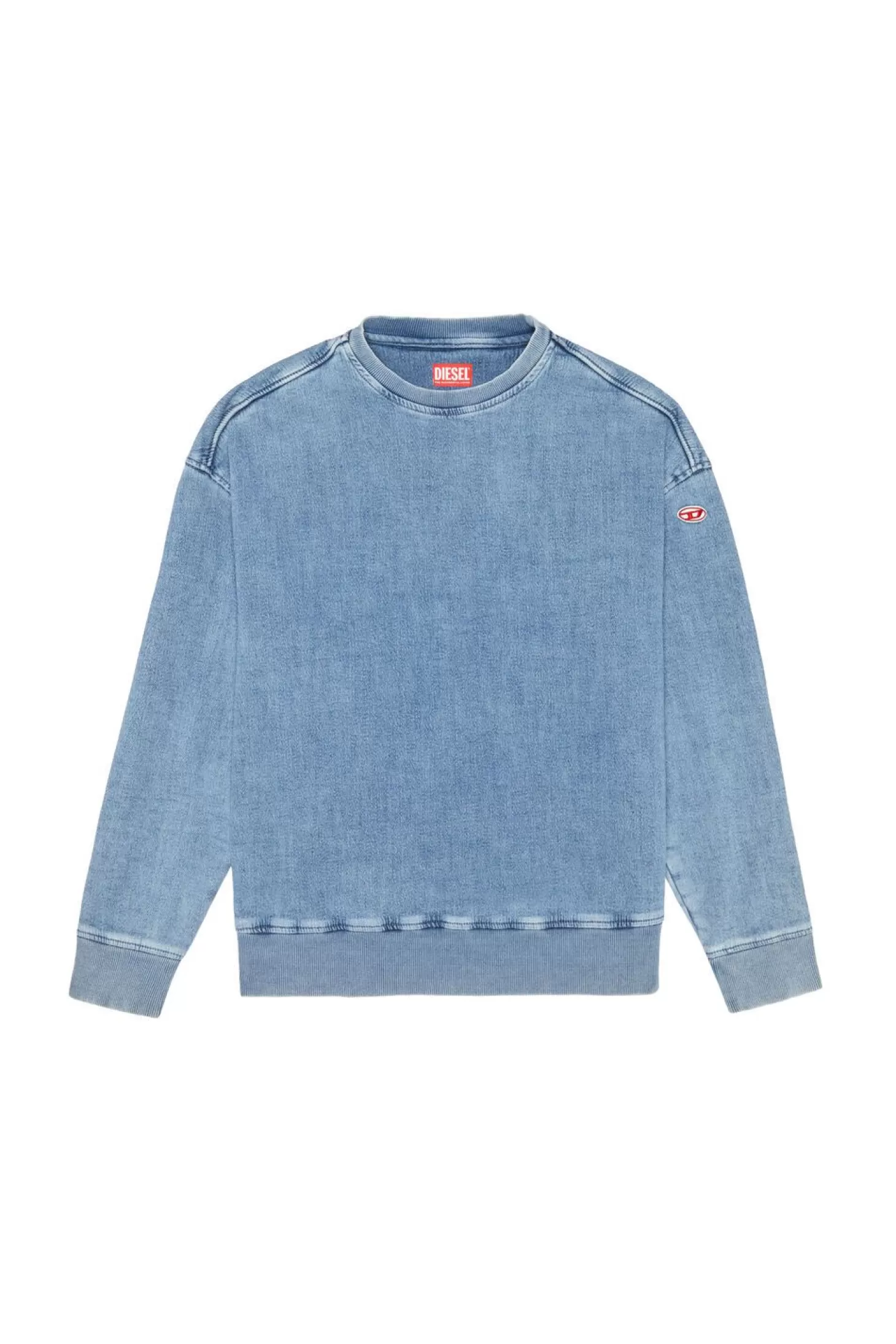 D-Krib Track Denim Sweatshirt-Diesel Best