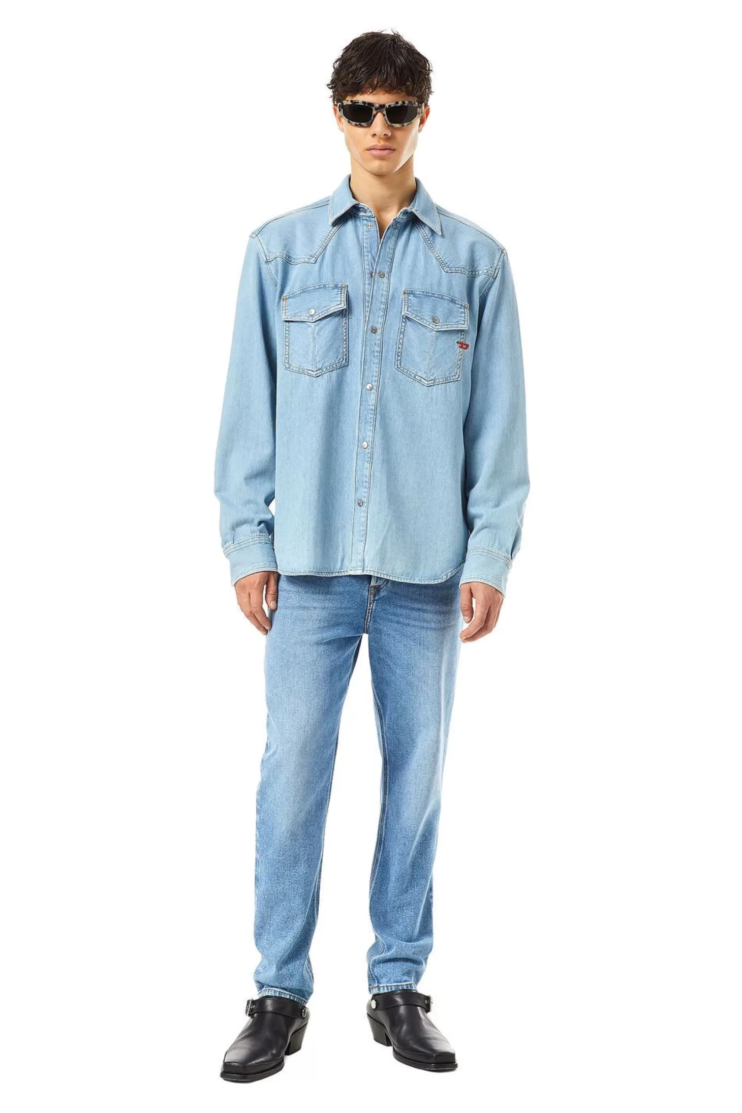 D-Ocean Western Shirt-Diesel Flash Sale